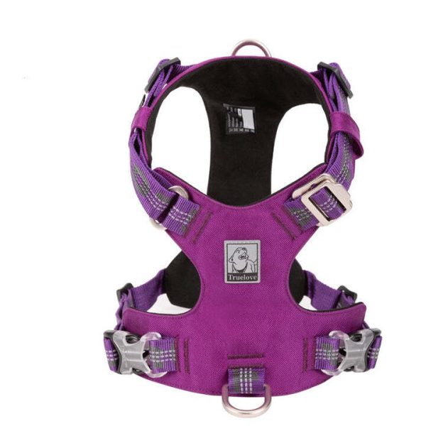 Lightweight 3M reflective Harness Purple XS