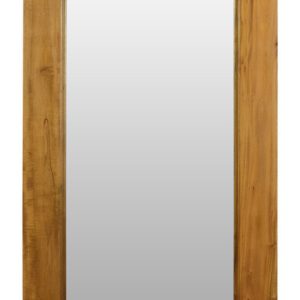 Toby Solid Mahogany Timber Standing Mirror (Light Pecan)