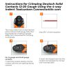 1000PCS Deutsch DT Connector Plug Kit With Genuine Deutsch Crimp Tool Auto Marine