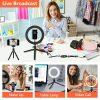10″ Dimmable LED Ring Light Tripod Stand for Phone Makeup Live Selfie