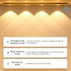 40cm Wireless LED Closet Lights Motion Sensor PIR Induction Lamp Cabinet Lighting USB