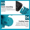 2-in-1 Cordless Electric Leaf Blower w/ 1 Battery Dust Remove Vacuum Cleaner Home Car