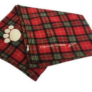 Red Tartan Dog Blanket