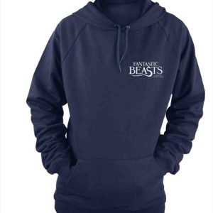 Fantastic Beasts Macusa Girls Hooded Pouch Sweat Womens Size 8 Hoodie