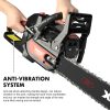 X-BULL 62cc Chainsaw Petrol Commercial 22″ Bar E-Start Tree Pruning Top Handle