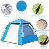 Instant Pop Up Tent For Hiking 2/3/4 Person Camping Tents, Waterproof Windproof Family Tent With Top Rainfly, Easy Set Up, Portable With Carry Bag, Wi