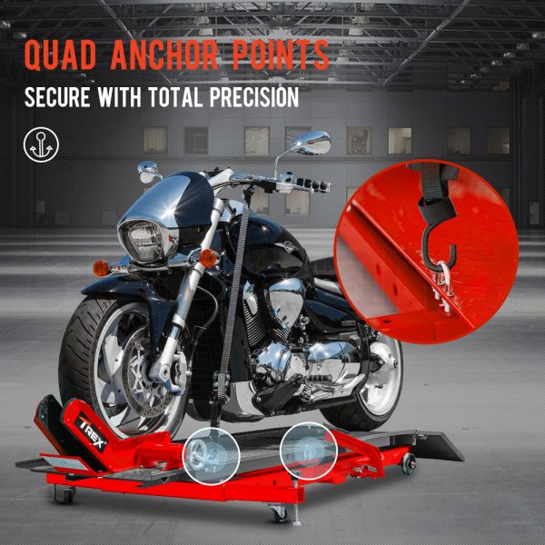 T-REX Hydraulic Motorcycle Lift Jack Stand Motorbike Bike Lifter Table Bench Hoist