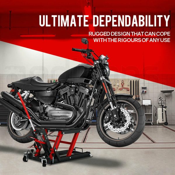 T-REX 680KG Hydraulic Motorcycle Lift Jack Motorbike ATV Stand Hoist