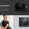 ATIVAFIT 40kg Adjustable Weight Dumbbell, for Home Gym Fitness Strength Training
