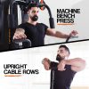 PROFLEX Multi Station Multifunction Exercise Home Gym Weight Bench Press Boxing Equipment