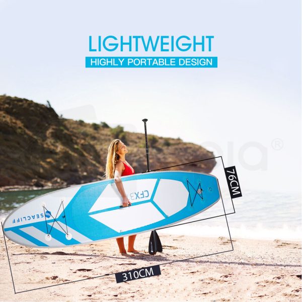 SEACLIFF Stand Up Paddle Board Inflatable SUP Paddleboard Kayak Board Blow Blue
