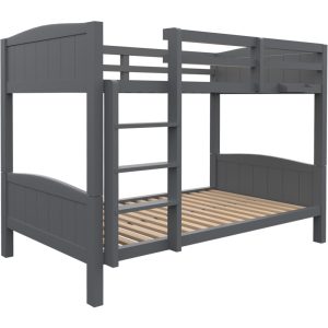 Kingston SlBunk Bed Frame Single Wooden Kids Timber PIne Wood Loft Children Bedroom Furniture