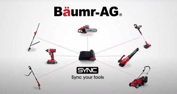 BAUMR-AG 40V Electric Cordless Lawn Mower Kit Battery Powered w/ 2x 2.0Ah Lithium Batteries