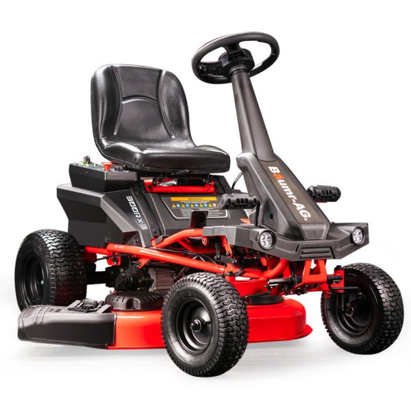 BAUMR-AG 30 Inch 48V Electric Ride On Lawn Mower Brushless Lawnmower 30″ – 300RX