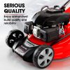 Baumr-AG 248cc Lawn Mower 4-Stroke 21 Inch Petrol Lawnmower 4-in-1 Self-Propelled Electric Start