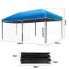 Red Track 3x6m Folding Gazebo Shade Outdoor Blue Foldable Marquee Pop-Up