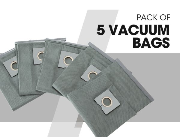 UNIMAC 5x 30L Wet & Dry Vacuum Cleaner Paper Filter bags Dust Replacement