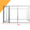 4x4m Dog Enclosure Kennel Large Chain DOgs Cat Cage Pet Animal Fencing Run Outdoor Fenced Playpen