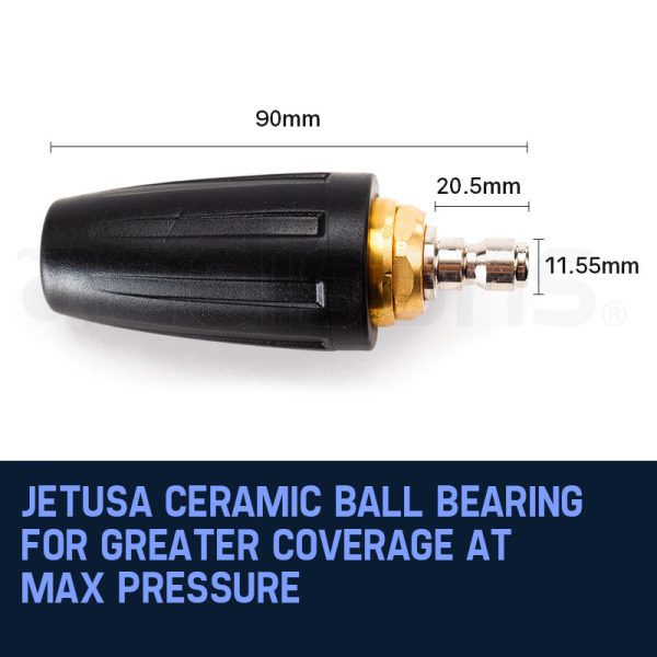 JET-USA Turbo Head Nozzle for High Pressure Washer Water Cleaner 3200 PSI