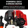 Baumr-AG 52cc 2-Stroke Petrol Post Driver with Carry Case & 2 Drive Sockets