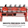 BAUMR-AG 800W Electric Tile Saw Cutter with 200mm (8″) Blade, 720mm Cutting Length, Side Extension Table