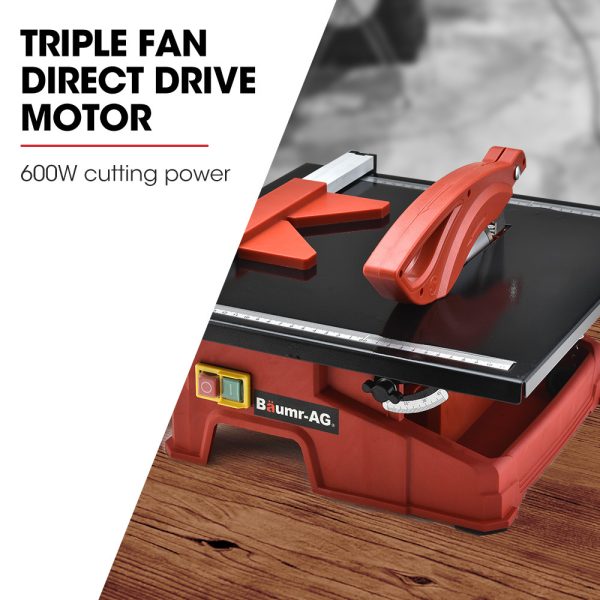 BAUMR-AG 600W Electric Tile Saw Cutter with 180mm (7″) Blade