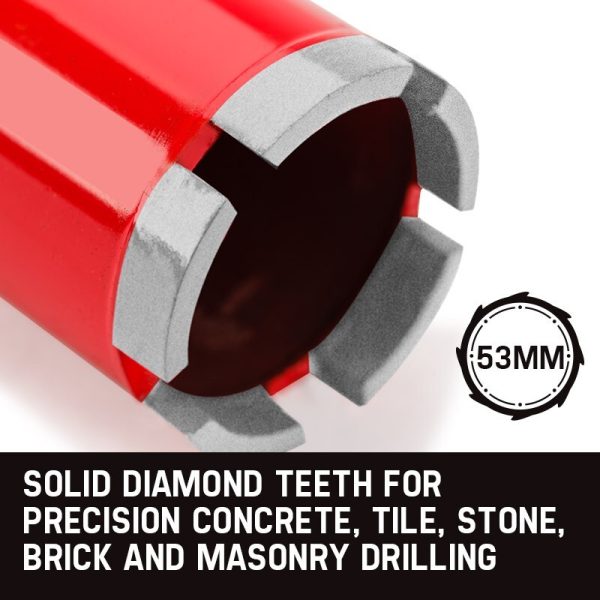Baumr-AG Diamond Core Drill Bit 53mm Concrete Wet Dry Tile Stone Brick Marble
