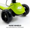 ROVO KIDS 3-Wheel Electric Scooter, Ages 3-8, Adjustable Height, Folding, Lithium Battery, Green