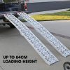 BULLET 2.3m Aluminium Loading Ramps, 680kg Rated, for Trailer ATV Quad Bike Buggy, 2 Pieces