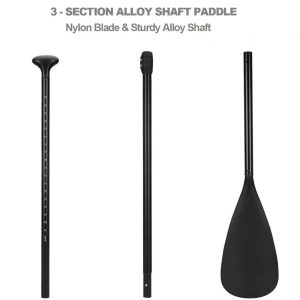 Alloy Adjustable 2-part SUP Paddle Stand Up Paddle Board Edge Guard 160-215cm