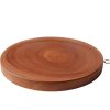 YES4HOMES S Natural Hardwood Hygienic Kitchen Cutting Wooden Chopping Board Round