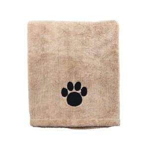 Pet Dog Cat Microfiber Towel Bath Beach Drying Dry Towels Blanket