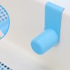 YES4PETS Medium Portable Dog Potty Training Tray Pet Puppy Toilet Trays Loo Pad Mat With Wall Blue