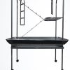 YES4PETS XXL Bird Cage Parrot Playpen Gym Toy Stand With Swing Ladders On Wheels