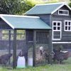 YES4PETS XL Chicken Coop Rabbit Hutch Guinea Pig Cage Ferret House