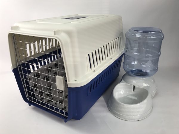 YES4PETS XL Dog Puppy Cat Crate Pet Carrier Cage W Mat & Water Dispenser 72x53x53cm