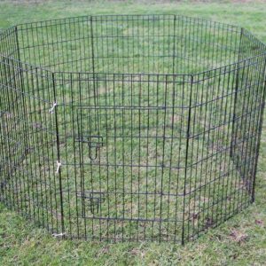 120 cm 8 Panel Pet Dog Playpen Exercise Chicken Cage Puppy Crate Enclosure Cat?Fence