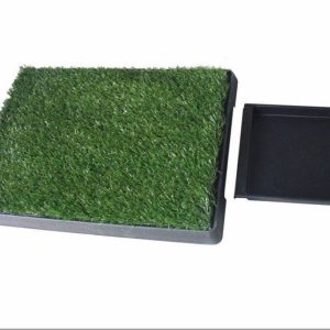 Indoor Dog Puppy Toilet Grass Potty Training Mat Loo Pad pad with grass