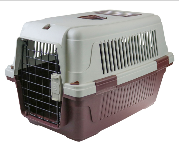 YES4PETS Large Portable Dog Cat House Pet Carrier Travel Bag Cage+Safety Lock & Food Box