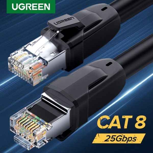 UGREEN 70327 Cat 8 Pure Copper Patch Cord Network Cable 1M