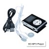 Mini Clip 8G MP3 Music Player With USB Cable & Earphone Silver
