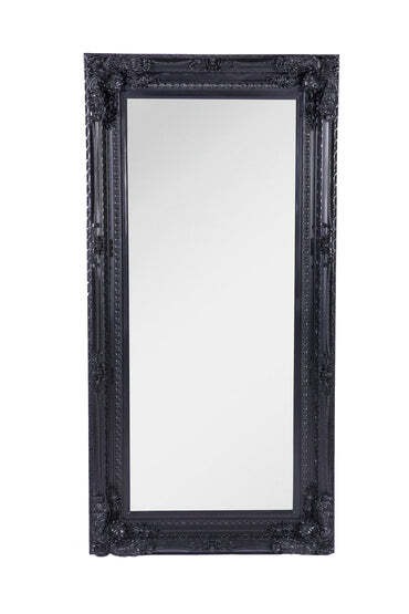 LUX French Provincial Ornate Mirror – Black