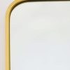 Gold Metal Rectangle Mirror – Medium 80cm x 170cm