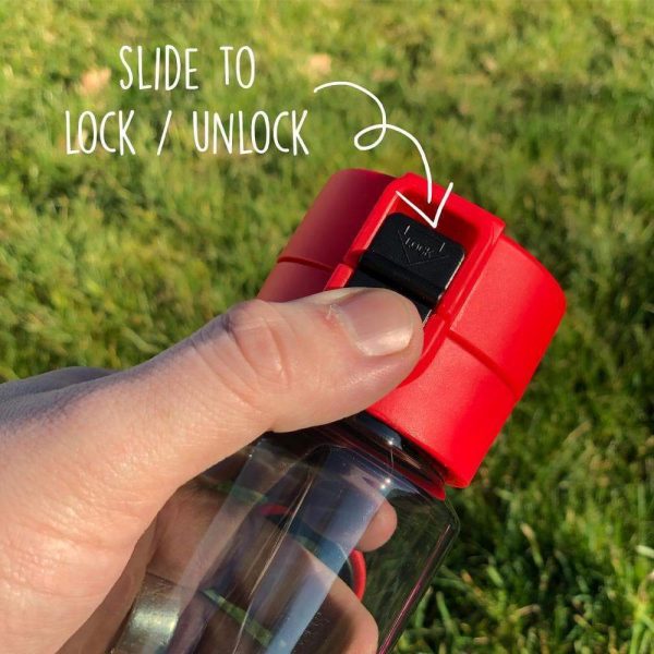 Tinc Black Leak Proof Flip and Clip Water Bottle
