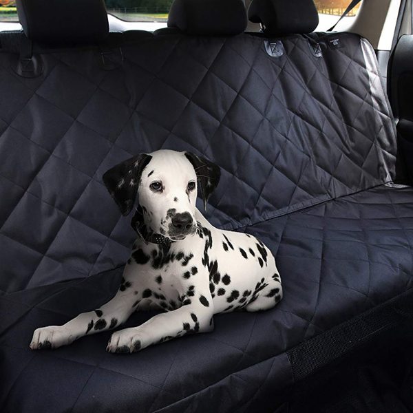 Pawfriends Pet Seat Cover for Dogs Car Back Seat  Anti Dirty Waterproof Pet Hammock Mat-L