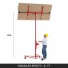 11FT Drywall Panel Lifter Gyprock Plasterboard Sheet Board Hoist Lift