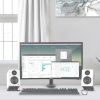 Kanto S2 Angled Desktop Speaker Stands for Small Speakers – Pair, Black