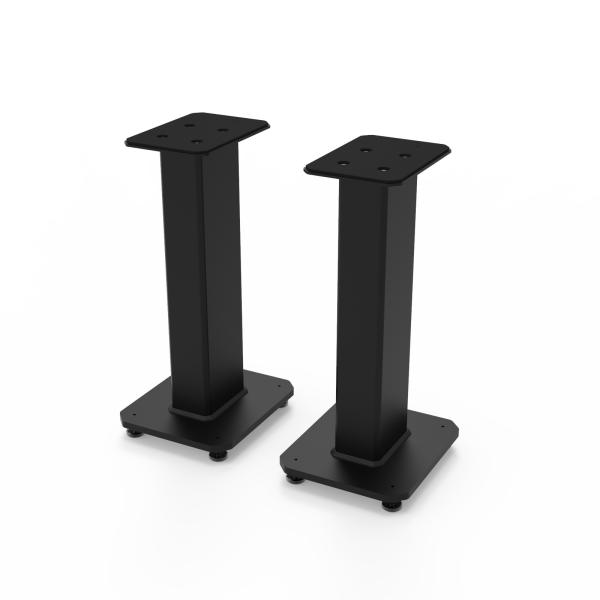 Kanto SX22 22″ Tall Fillable Speaker Stands with Isolation Feet – Pair, Black