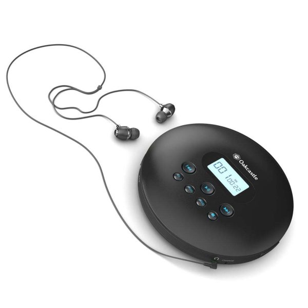 Majority Oakcastle CD100 Bluetooth Portable CD Player – Black