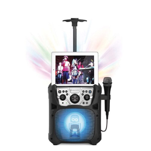 Singing Machine Mini Fiesta- Bluetooth + Light Show